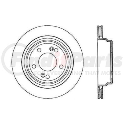 120.34056 by CENTRIC - Premium Brake Rotor
