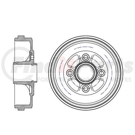 122.42029 by CENTRIC - Premium Brake Drum