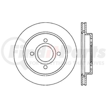 120.61050 by CENTRIC - Brake Rotor