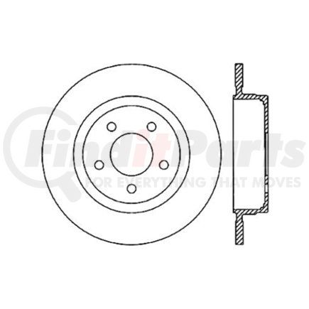120.65096 by CENTRIC - Centric Premium Brake Rotor