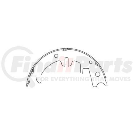 111.0894 by CENTRIC - Premium Parking Brake Shoes