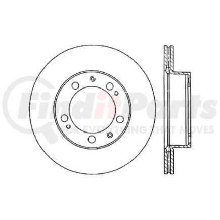 Centric 120.37030 Disc Brake Rotor Premium Brake Rotor