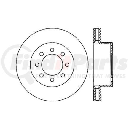 125.65112 by CENTRIC - Centric Premium High Carbon Alloy Brake Rotor
