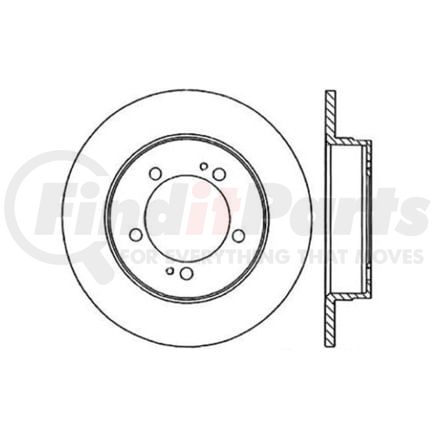 120.46028 by CENTRIC - Premium Brake Rotor