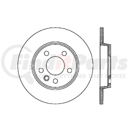 120.33053 by CENTRIC - Premium Brake Rotor