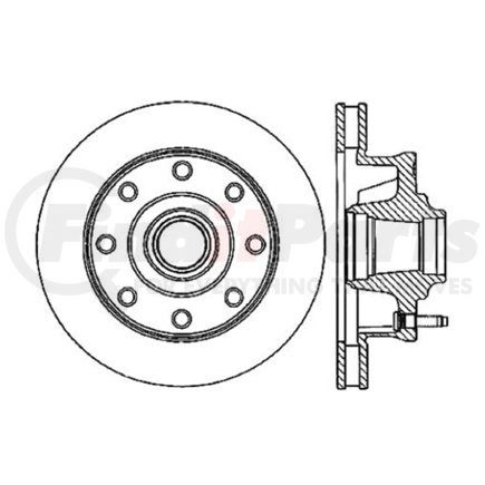 120.66005 by CENTRIC - Premium Brake Rotor