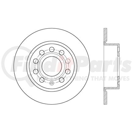 120.33135 by CENTRIC - Centric Premium High Carbon Alloy Brake Rotor