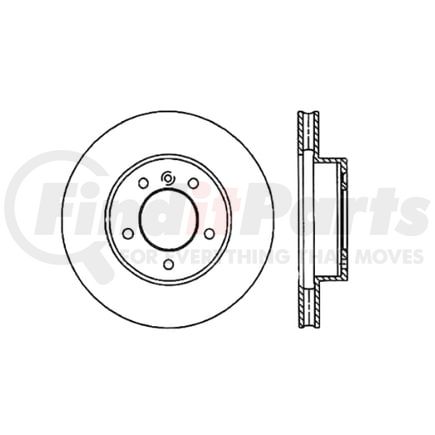 12020009 by CENTRIC - Centric Premium Brake Rotor
