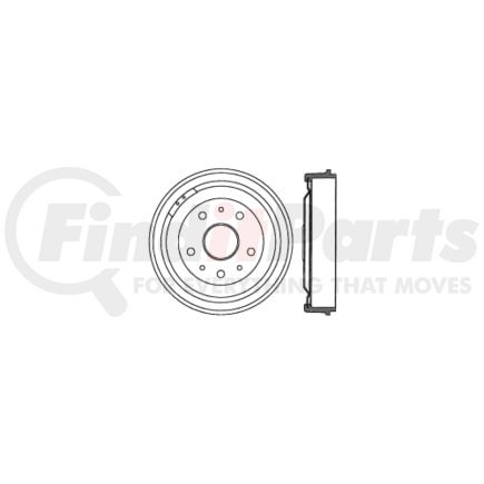 Centric 122.65000 Brake Drum Premium Brake Drum