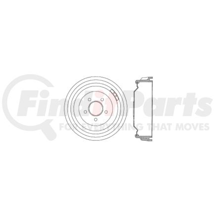 Centric 122.61023 Brake Drum Premium Brake Drum