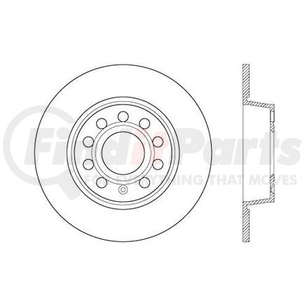 120.33131 by CENTRIC - Premium Brake Rotor