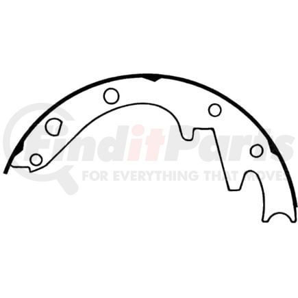 110.0243 by CENTRIC - C-Tek Brake Shoes