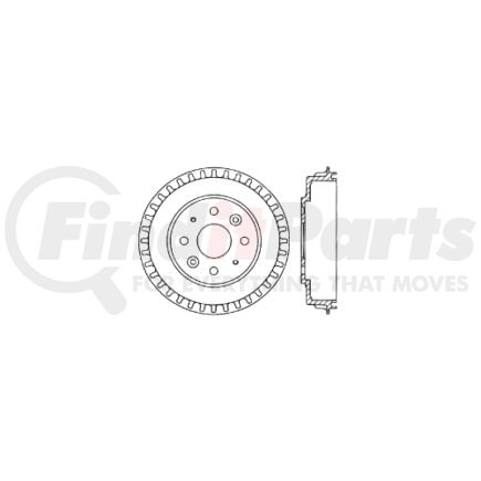 Centric 122.50000 Brake Drum Prm Brake Drum