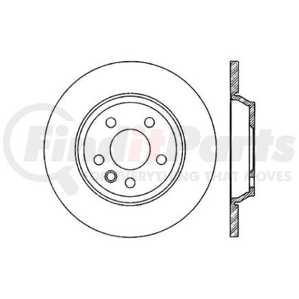 Centric 120.33076 Disc Brake Rotor Premium Brake Rotor