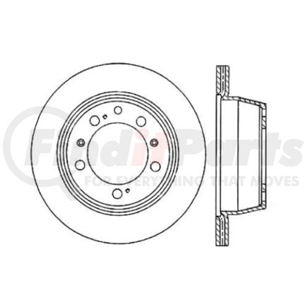 Centric 121.37041 Disc Brake Rotor Std Brake Rotor