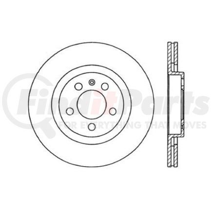 120.33054 by CENTRIC - Centric Premium High Carbon Alloy Brake Rotor