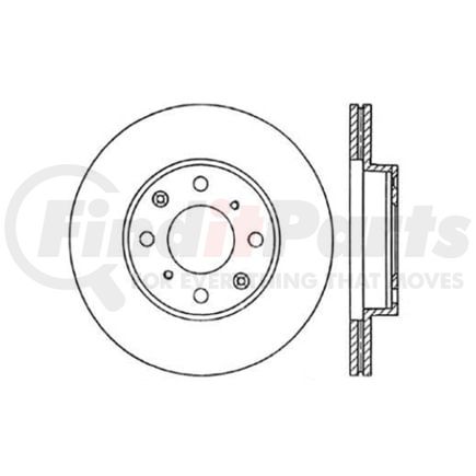 125.40013 by CENTRIC - Premium High-Carbon Rotor