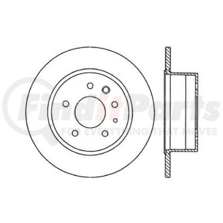 120.35002 by CENTRIC - Premium Brake Rotor