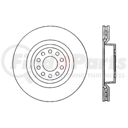 120.33065 by CENTRIC - Premium Brake Rotor