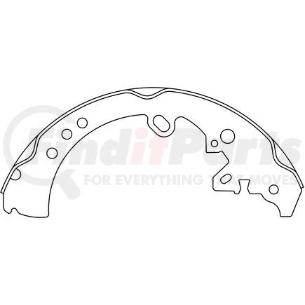 111.1012 by CENTRIC - Centric Premium Brake Shoes