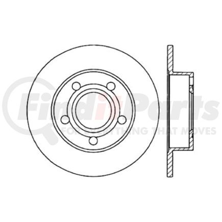120.33047 by CENTRIC - Centric Premium High Carbon Alloy Brake Rotor