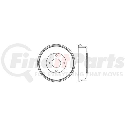 Centric 122.61042 Brake Drum Premium Brake Drum
