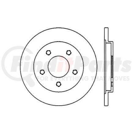 120.62029 by CENTRIC - Premium Brake Rotor