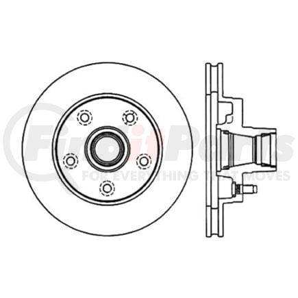 120.62032 by CENTRIC - Premium Brake Rotor