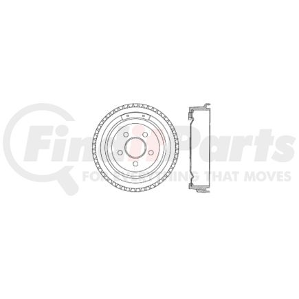 Centric 122.61035 Brake Drum Premium Brake Drum