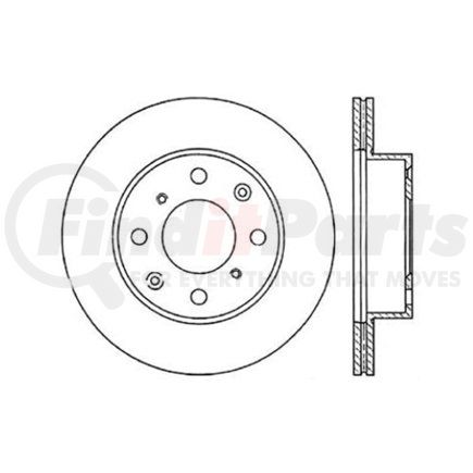 Centric 120.40011 Disc Brake Rotor Premium Brake Rotor