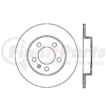 120.33106 by CENTRIC - Premium Brake Rotor