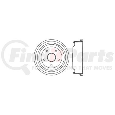 122.65022 by CENTRIC - Premium Brake Drum