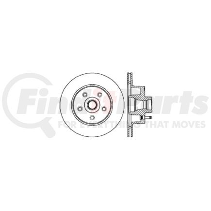 120.67014 by CENTRIC - Premium Brake Rotor
