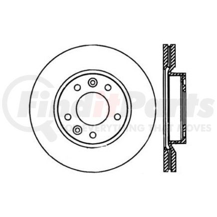 120.50006 by CENTRIC - Centric Premium Brake Rotor