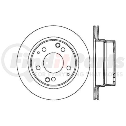 Centric 120.37017 Disc Brake Rotor Premium Brake Rotor