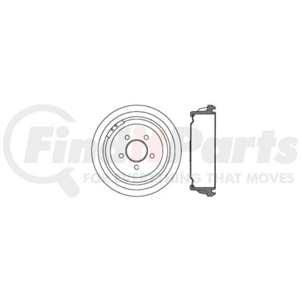 122.65034 by CENTRIC - Premium Brake Drum
