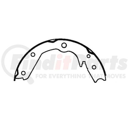 111.0858 by CENTRIC - Premium Parking Brake Shoes