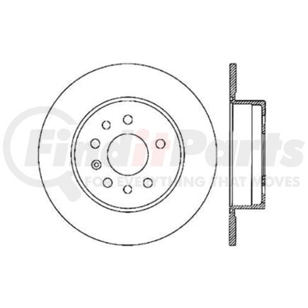 120.38018 by CENTRIC - Centric Premium High Carbon Alloy Brake Rotor