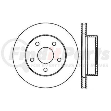 Centric 120.65030 Disc Brake Rotor Premium Brake Rotor
