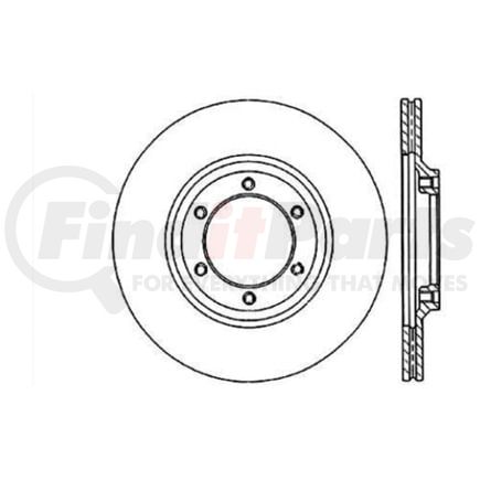 Centric 120.43005 Disc Brake Rotor Premium Brake Rotor