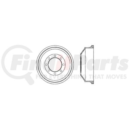 122.65009 by CENTRIC - Prm Brake Drum