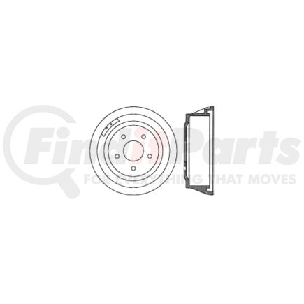 Centric 122.62012 Brake Drum Premium Brake Drum