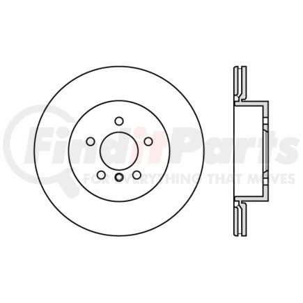 120.20021 by CENTRIC - Centric Premium Brake Rotor