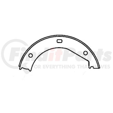 111.0817 by CENTRIC - Premium Parking Brake Shoes