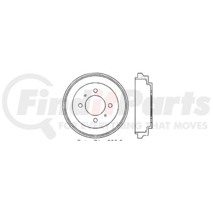 Centric 122.42023 Brake Drum Premium Brake Drum