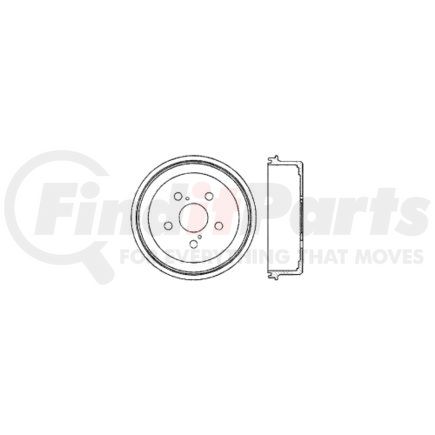 122.44047 by CENTRIC - Premium Brake Drum