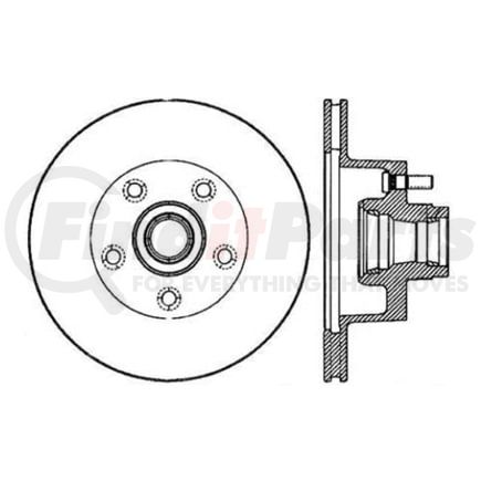 120.63001 by CENTRIC - Premium Brake Rotor