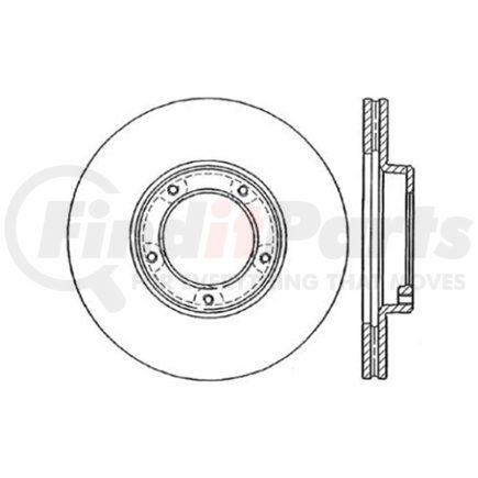 120.44059 by CENTRIC - Premium Brake Rotor
