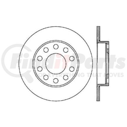 120.33070 by CENTRIC - Premium Brake Rotor