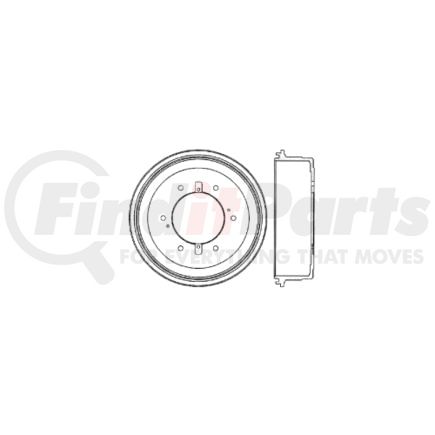 122.44023 by CENTRIC - Premium Brake Drum